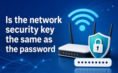Is the Network Security Key the Same as the Password?